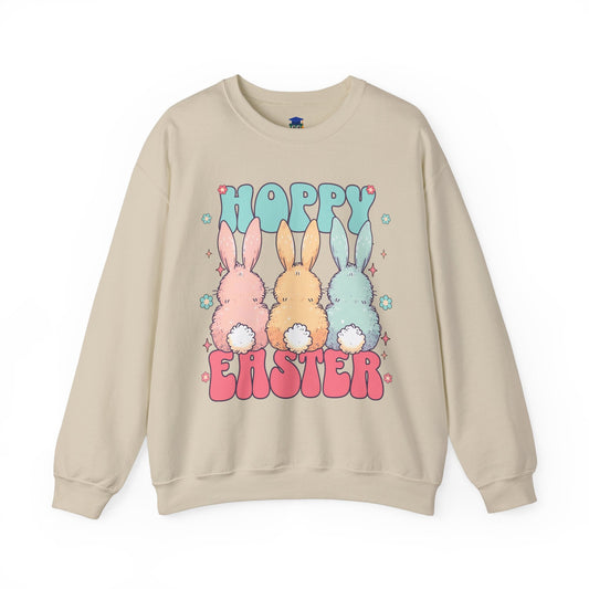 Hoppy Easter Teacher Sweatshirt - teachngear