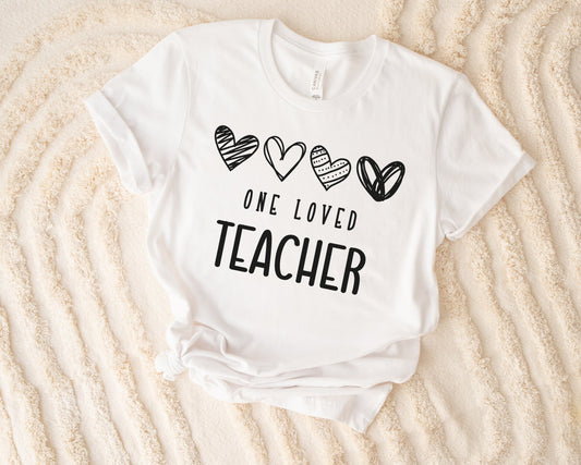 One Loved Teacher Shirt - teachngear